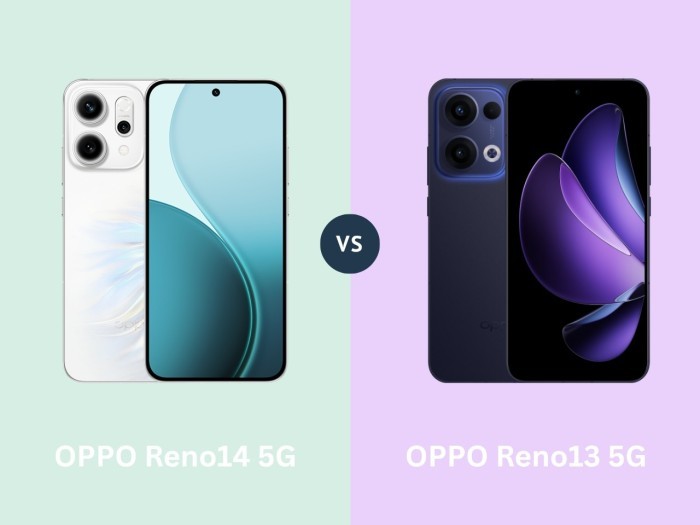 OPPO Reno14 5G Vs OPPO Reno13 5G - Header