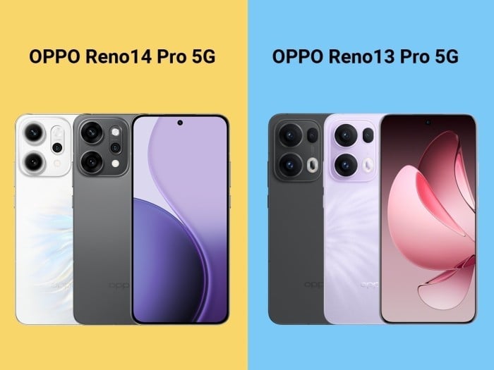 OPPO Reno14 Pro 5G vs Reno13 Pro 5G