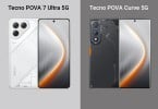 TECNO POVA 7 Ultra 5G vs Curve 5G