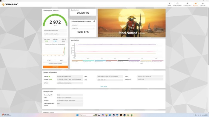Handson Gigabyte RTX 5060 Eagle 3DM Steel Nomad