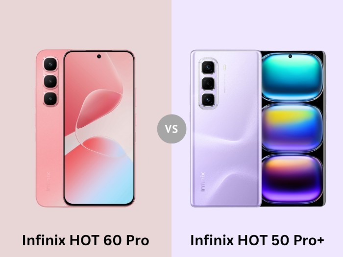 Infinix HOT 60 Pro Vs Infinix HOT 50 Pro+ Header