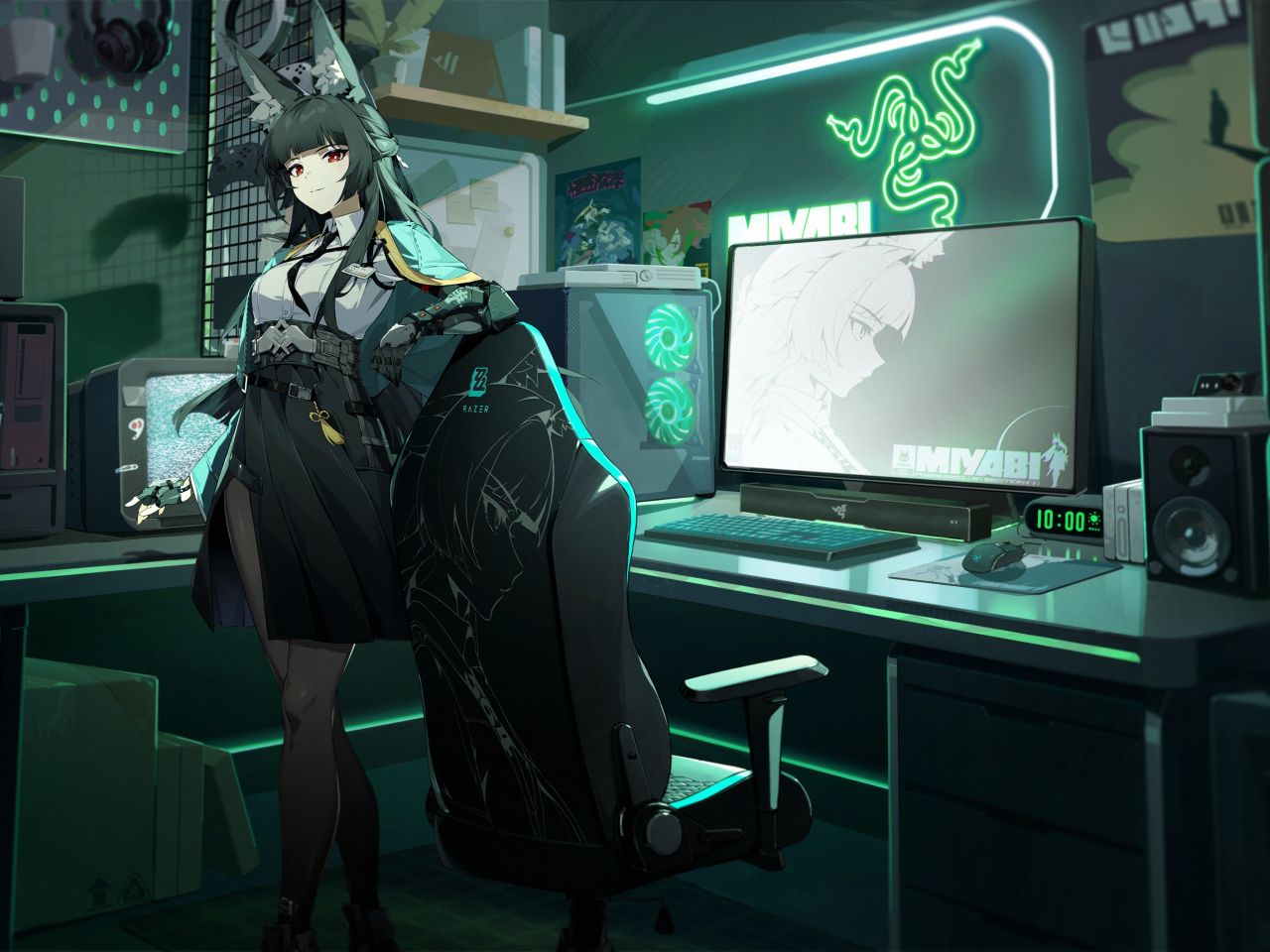 Kolaborasi Razer dan Zenless Zone Zero Miyabi (1)