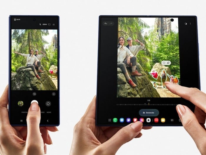 Samsung Galaxy Z Fold7 Camera App