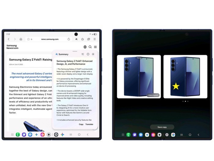 Fitur One UI 8 - AI Result View