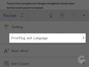 Menghilangkan Garis Merah Microsoft Word 12