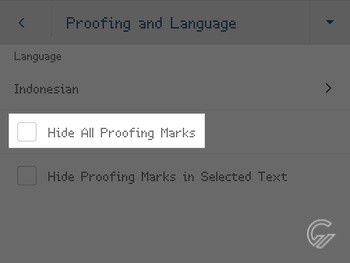 Menghilangkan Garis Merah Microsoft Word 13