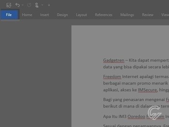 Menghilangkan Garis Merah Microsoft Word 2