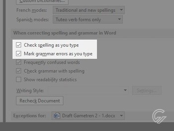 Menghilangkan Garis Merah Microsoft Word 5