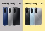 Samsung Galaxy A17 5G vs Galaxy A17 4G