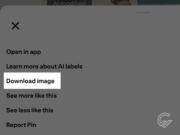 Cara Download Gambar dari Pinterest 6