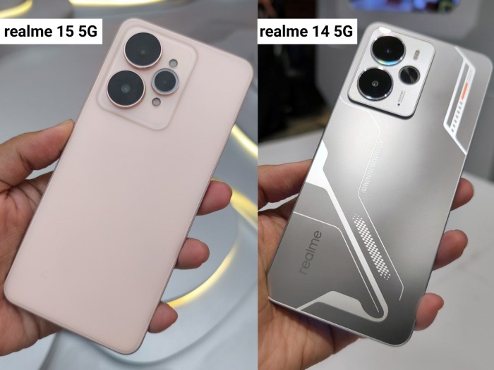 realme 15 5G vs realme 14 5G