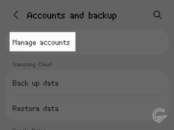 Cara Hapus Akun Google HP Samsung 2
