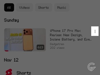 Cara Hapus History YouTube 3