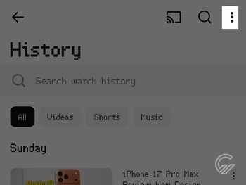 Cara Hapus History YouTube 5