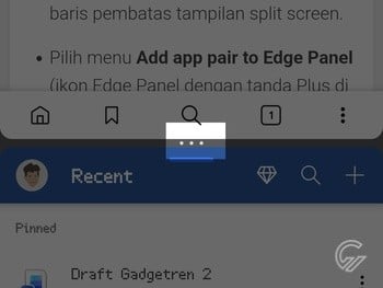 Cara Split Screen HP Samsung 11
