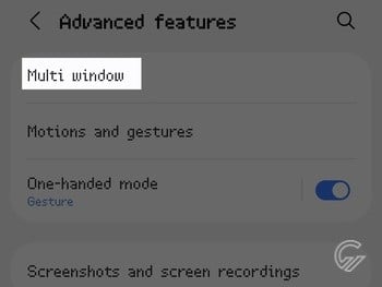 Cara Split Screen HP Samsung 6