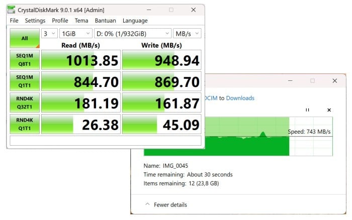 SanDisk Creator Phone SSD - Benchmark