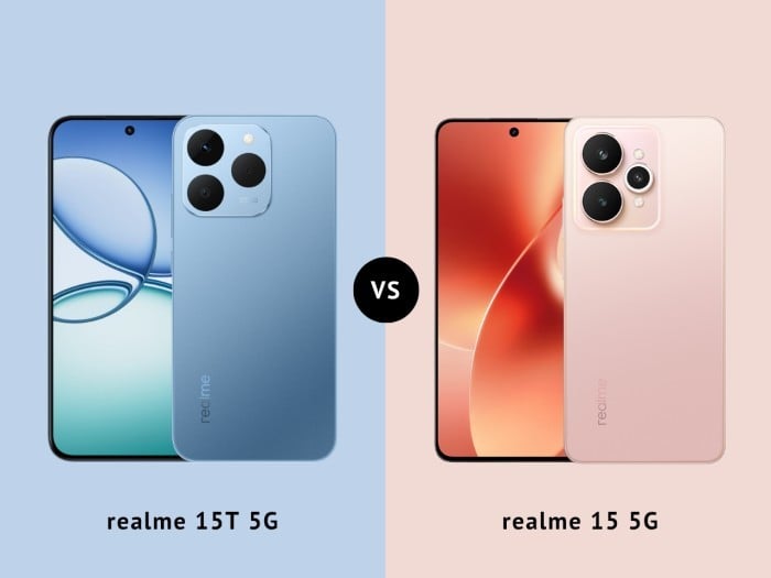 realme 15T 5G Vs realme 15 5G - Header
