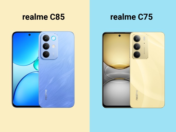 realme C85 vs realme C75