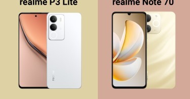 realme P3 Lite vs realme Note 70