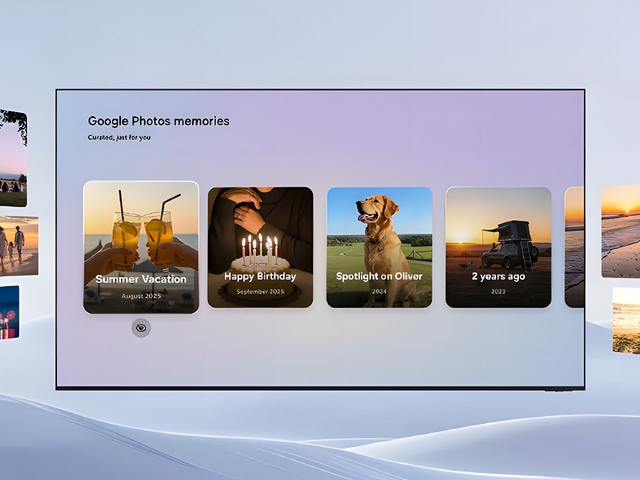 Google Photos ke Samsung TV - Header