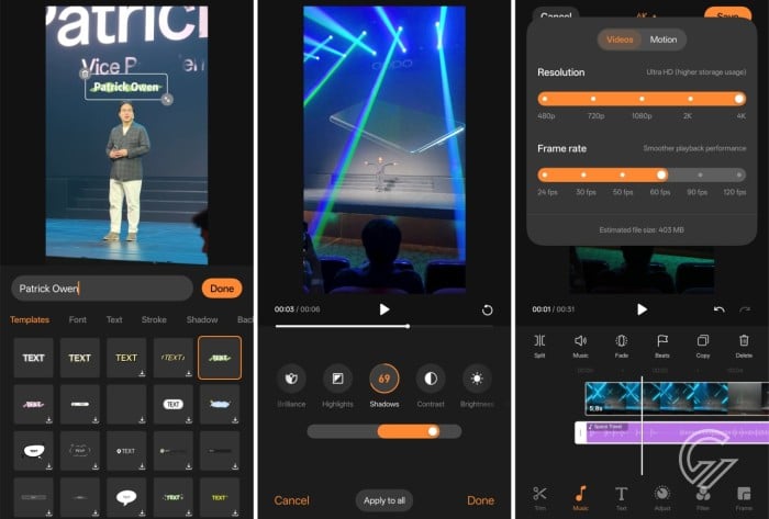 OPPO Find X9 Pro Antarmuka Master Cut