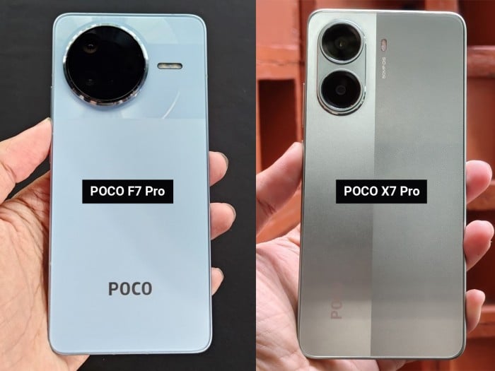 POCO F7 Pro vs POCO X7 Pro