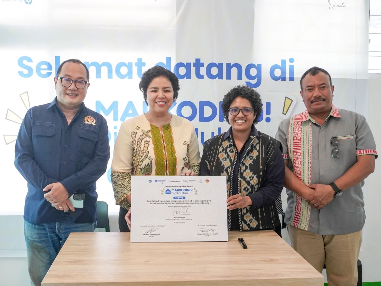 Peluncuran Markoding Digital Hub Bersama HP