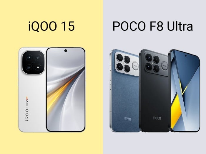 iQOO 15 vs POCO F8 Ultra