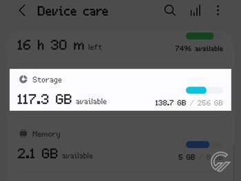 Cara Hapus File Sampah HP Samsung 2