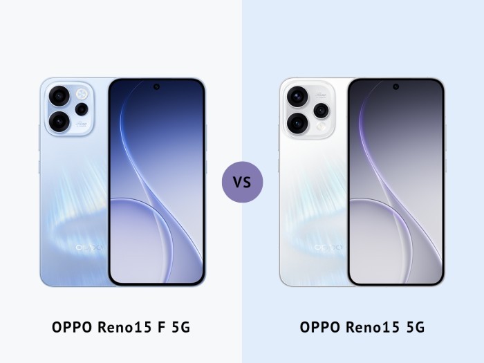 OPPO Reno15 F 5G Vs OPPO Reno15 5G - Header
