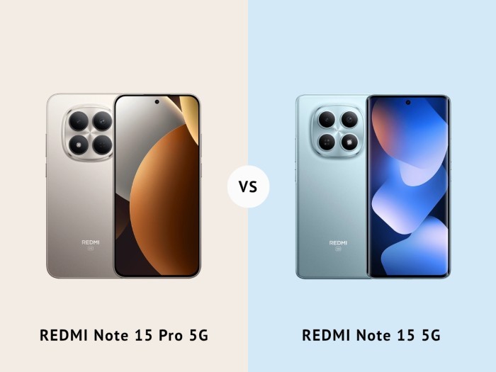 REDMI Note 15 Pro 5G Vs REDMI Note 15 5G - Header