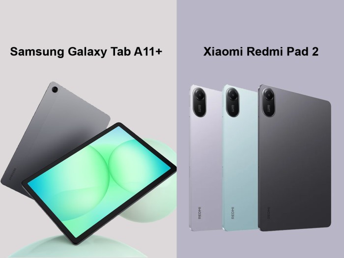 Samsung Galaxy Tab A11 Plus vs Redmi Pad 2