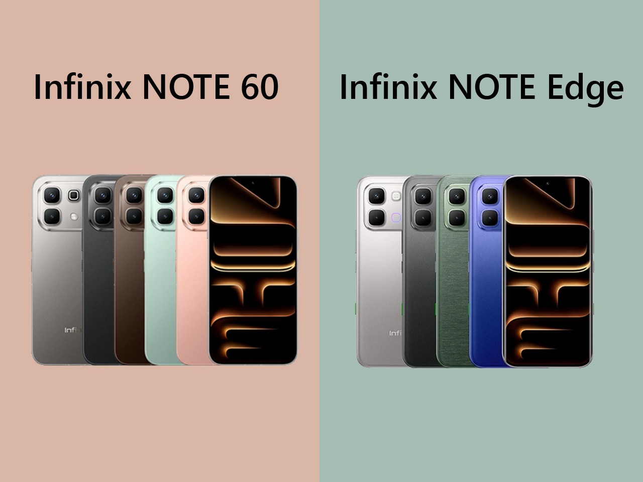 Infinix NOTE 60 Vs NOTE Edge – Perbedaan Spesifikasi dan Fitur