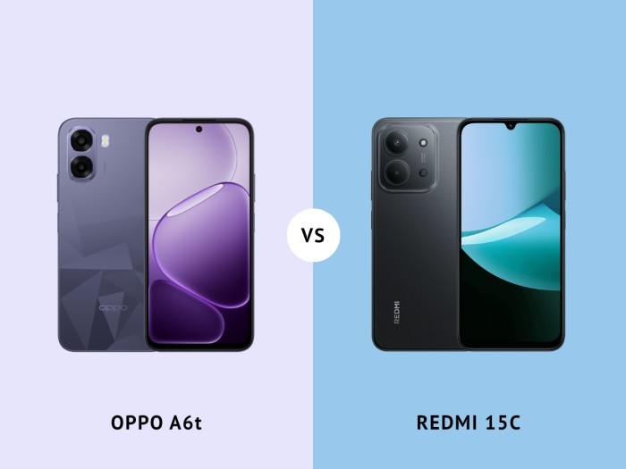 OPPO A6t Vs REDMI 15C - Header