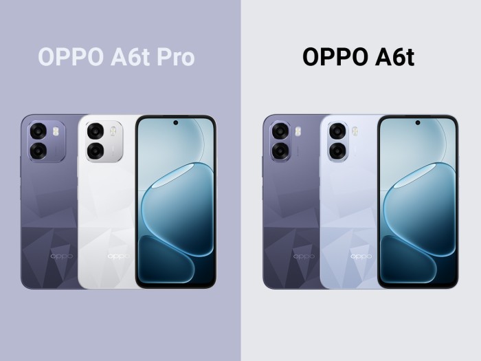 OPPO A6t vs OPPO A6t Pro