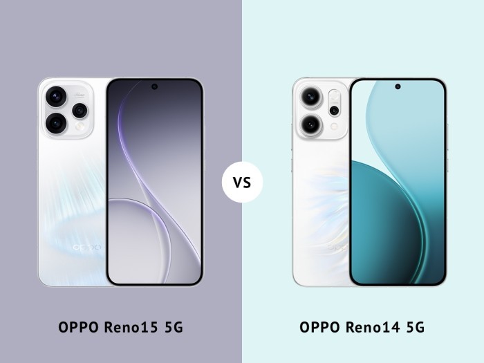 OPPO Reno15 5G Vs OPPO Reno14 5G - Header