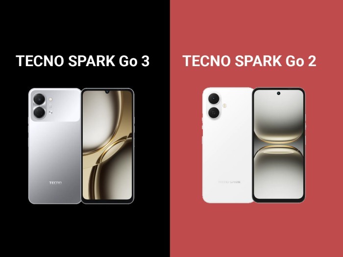 TECNO SPARK Go 3 vs SPARK Go 2