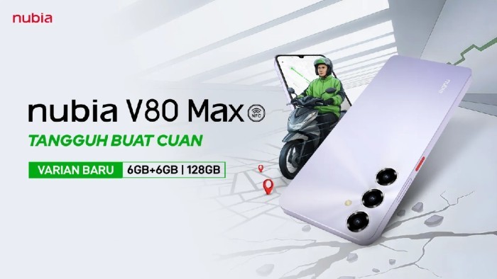 Varian Baru nubia V80 Max