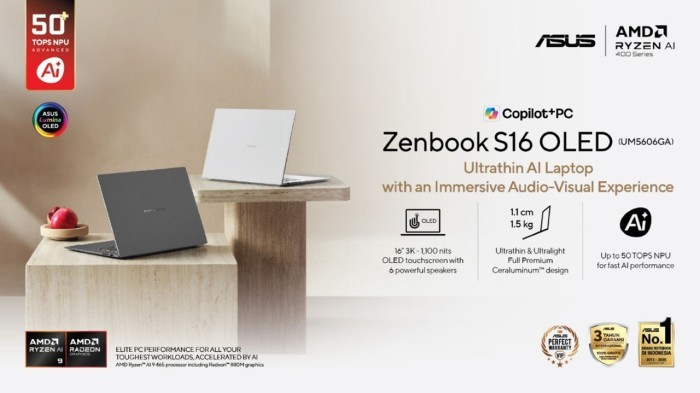 ASUS Zenbook S16 OLED Hero