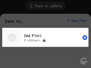 Cara Buat Stiker Ucapan Idul Fitri 16