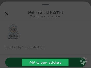 Cara Buat Stiker Ucapan Idul Fitri 20