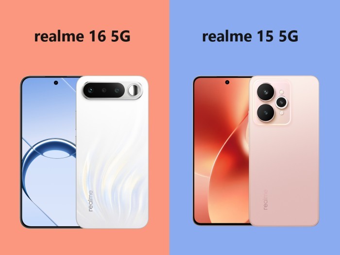 realme 16 5G vs realme 15 5G