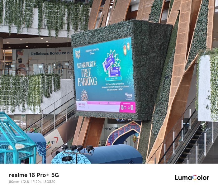 realme 16 Pro+ 5G - Hasil Kamera