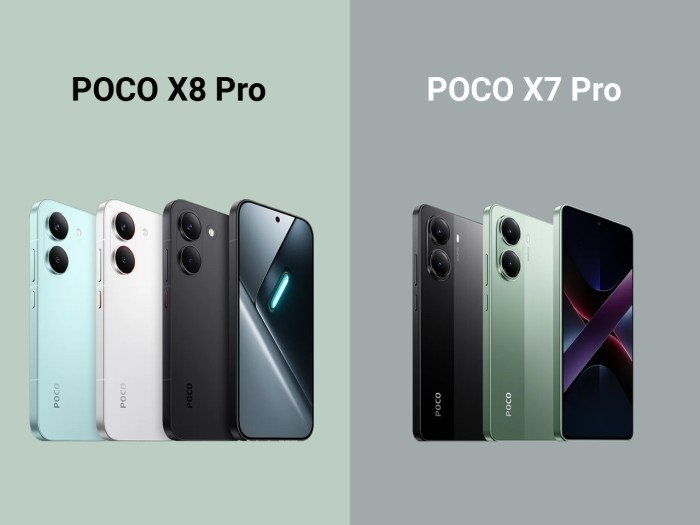 POCO X8 Pro vs POCO X7 Pro