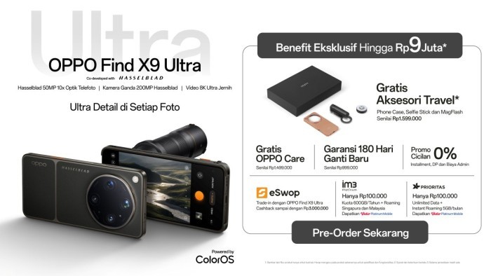 Rilis Early Pre-Order OPPO Find X9 Series (3)