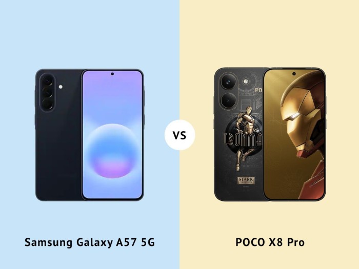 Samsung Galaxy A57 5G Vs POCO X8 Pro - Header