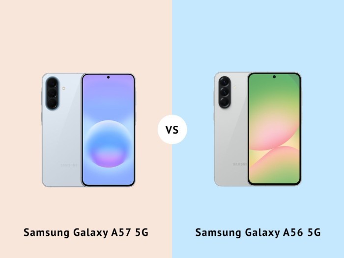 Samsung Galaxy A57 5G Vs Samsung Galaxy A56 5G - Header