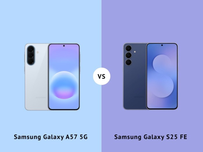 Samsung Galaxy A57 5G Vs Samsung Galaxy S25 FE - Header
