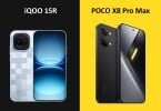 iQOO 15R vs POCO X8 Pro Max